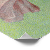 Poster Noël vintage, Ange victorien avec Cherub (Coin)