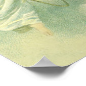 Poster Noël vintage, Anges victoriens avec cloche (Coin)