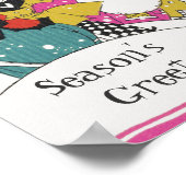 Poster Noël Vintage, Fancy Victorian Town People (Coin)