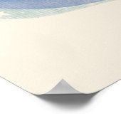 Poster Noël vintage, joyeux Père Noël rétro (Coin)