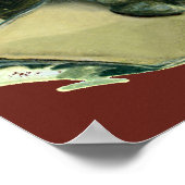 Poster Noël Vintage, Père Noël Victorien Enfants (Coin)