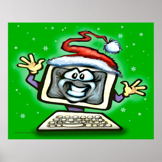 Poster Noël virtuel (Devant)