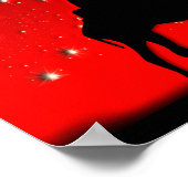 Poster Noël Wise Men Red Sky Star (Coin)