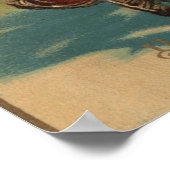 Poster NoëlPère Noël avec les cadeaux # 2 (Coin)