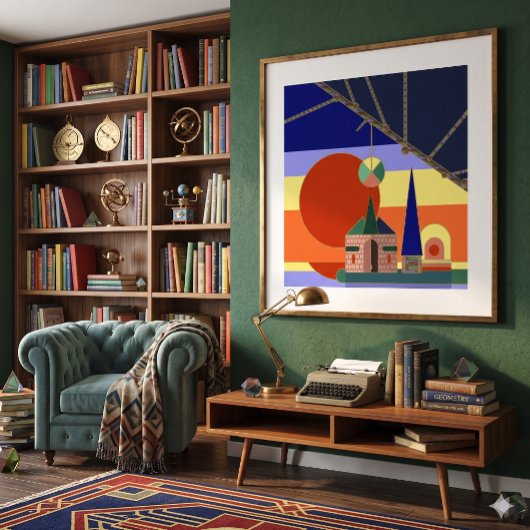 Poster Nœud de coucher de soleil 5W