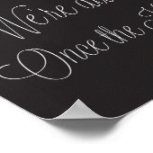 Poster Noeud nautique Choisissez un siège et non un Maria (Coin)