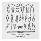 Poster noeuds de marin (Devant)