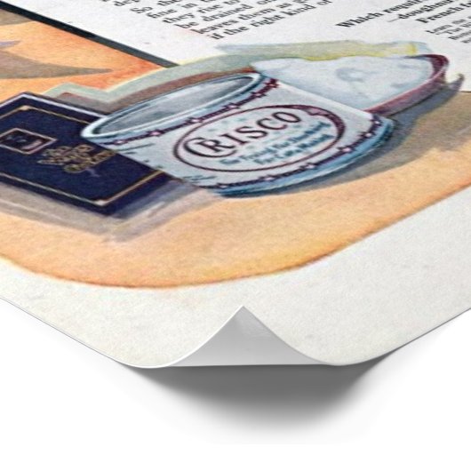 Poster Noeuds orange (Coin)