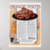 Poster Noeuds orange (Devant)