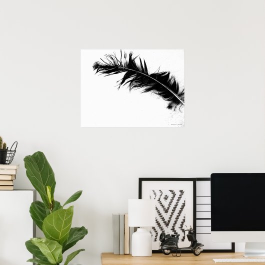 Poster noir (Bureau à domicile)