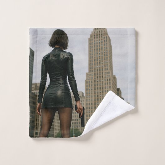 Poster noir (Gant de toilette)