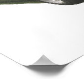 Poster noir "Big Muscle" 1967 Dodge Charger (Coin)