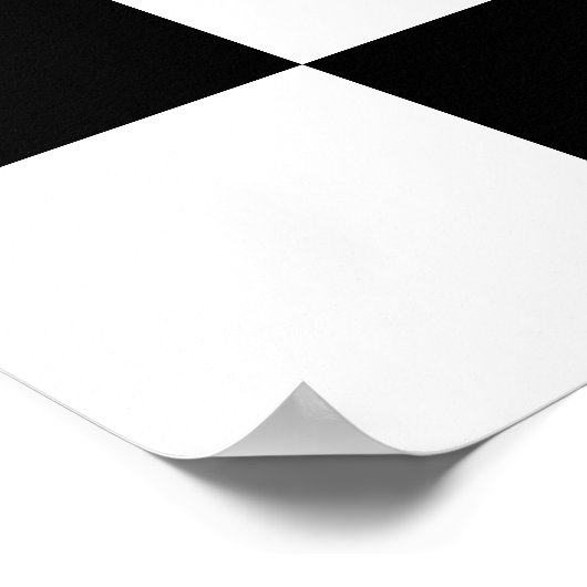 Poster noir, blanc (Coin)