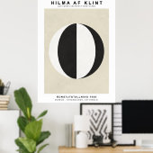 Poster Noir Blanc (Bureau à domicile)