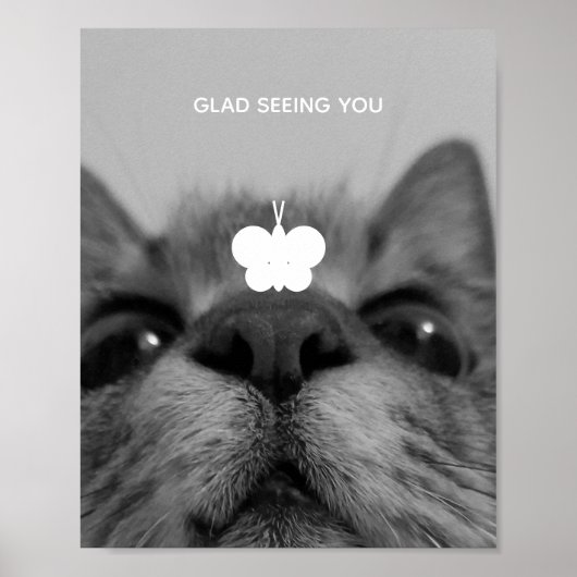 Poster Noir&Blanc 17yro kitty (Devant)