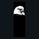 Poster Noir Blanc Américain Bald Eagle pop art<br><div class="desc">Freedom & Courage Motivational Eagles Images - Black & White Face of Bald Egle. OEil d'aigle sans peur : Photos d'aigle d'Amérique avec tête d'aigle patriotique noir et blanc</div>