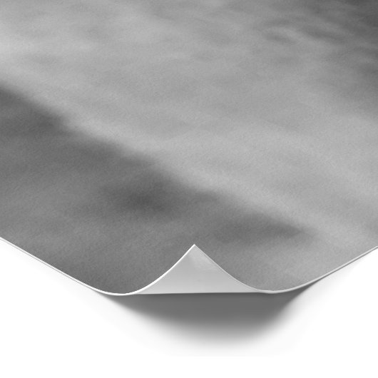 Poster noir & blanc Cougar (Coin)