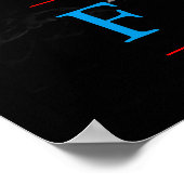 Poster noir blanc Liberté American Eagle (Coin)