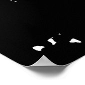 Poster Noir Blanc New York City Night Pop Art (Coin)