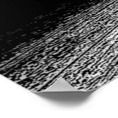 Poster Noir Blanc Réalisation Motivation Basketball (Coin)