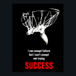 Poster noir blanc rouge succès Pop Art Basketball<br><div class="desc">J'Aime Ce Jeu. Sports populaires - Basketball Jeu Ball & Hoop Artwork</div>