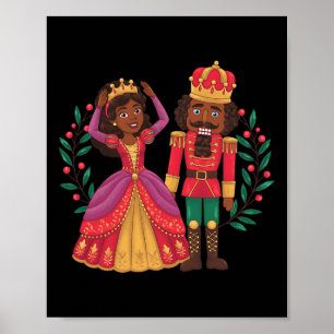 Poster Noir Casse-Noir Plum Fée Kwanzaa Africaine