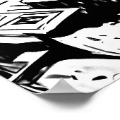 Poster noir cool Sin City Ink - Vibe comique rétro (Coin)