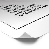 Poster noir de 20x16 Northrop F-23A Widow II (Coin)