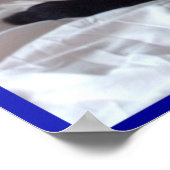 Poster noir de chat "Obsidian" (Coin)