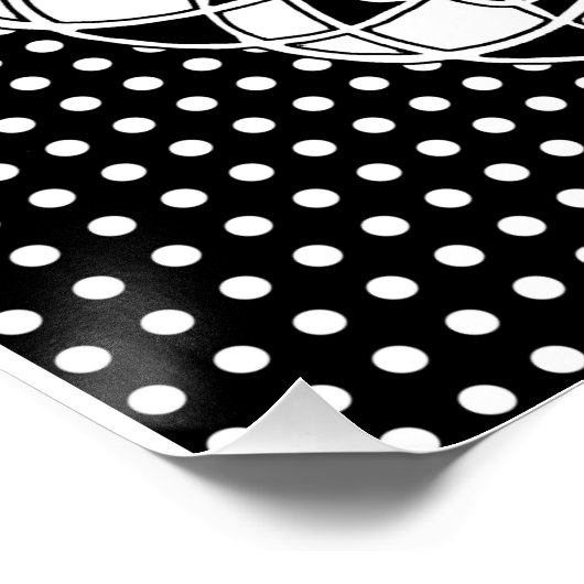 Poster noir et blanc (Coin)