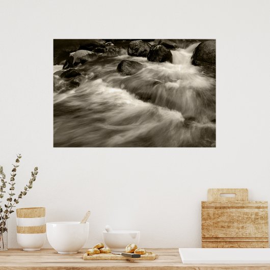 Poster Noir et blanc (Cuisine)