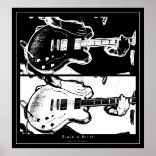 Poster Noir et blanc