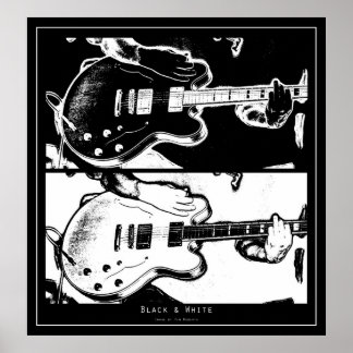 Poster Noir et blanc