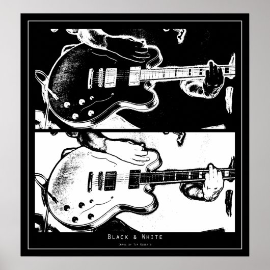 Poster Noir et blanc (Devant)