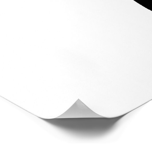 Poster noir et blanc (Coin)