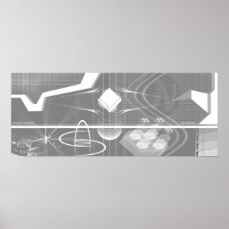 Poster Noir et blanc