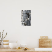 Poster Noir et blanc (Cuisine)