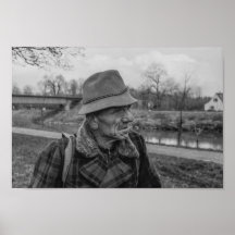 Noir et blanc 1968 Portrait européen d'un homme