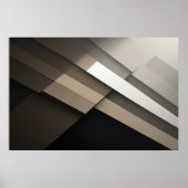 Poster Noir et Blanc Architecturaux Dramatiques (Devant)