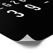 Poster noir et blanc avec argot internet (Coin)