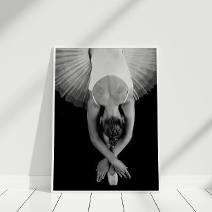 Poster noir et blanc Ballerina Imprimer
