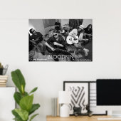 Poster noir et blanc Bloodkin (Bureau à domicile)