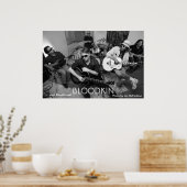 Poster noir et blanc Bloodkin (Cuisine)