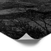 Poster noir et blanc Castle Hill (Coin)