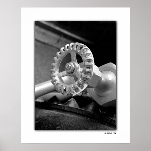 Poster Noir et blanc classique (Devant)