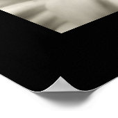 Poster noir et blanc Daisy (Coin)