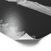 Poster noir et blanc de la déesse Arbre (Coin)