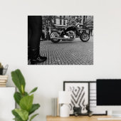 Poster Noir et blanc) - GRAND (Bureau à domicile)