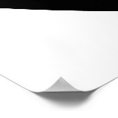 Poster Noir et Blanc Love Heart Design. (Coin)