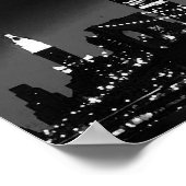 Poster noir et blanc New York City (Coin)